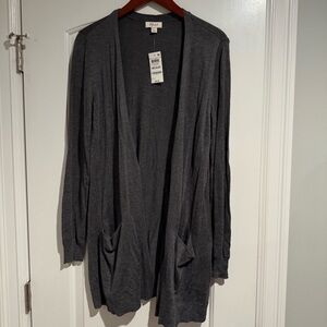 BNWT - Style & Co Gray Cardigan Sweater